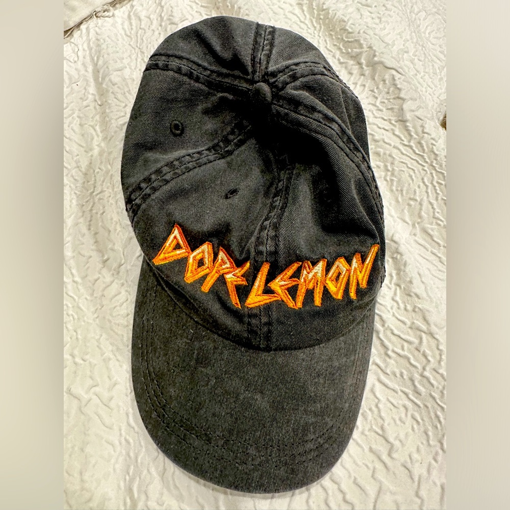 Dope Lemon Vintage Black Cap NEW